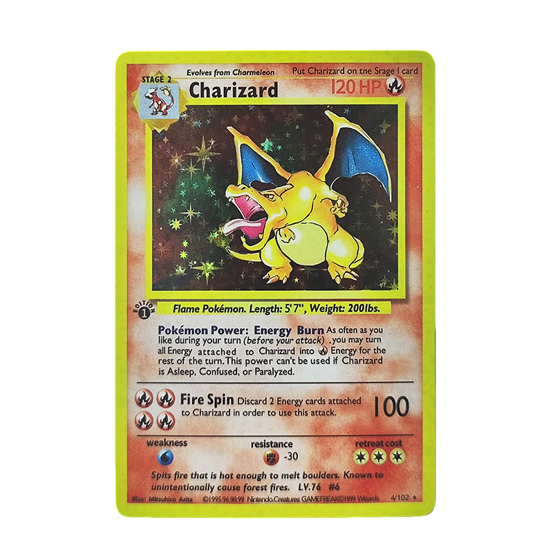 Pokemon Binder Card - Proxy POKEMON English GAME 1ST EDITION