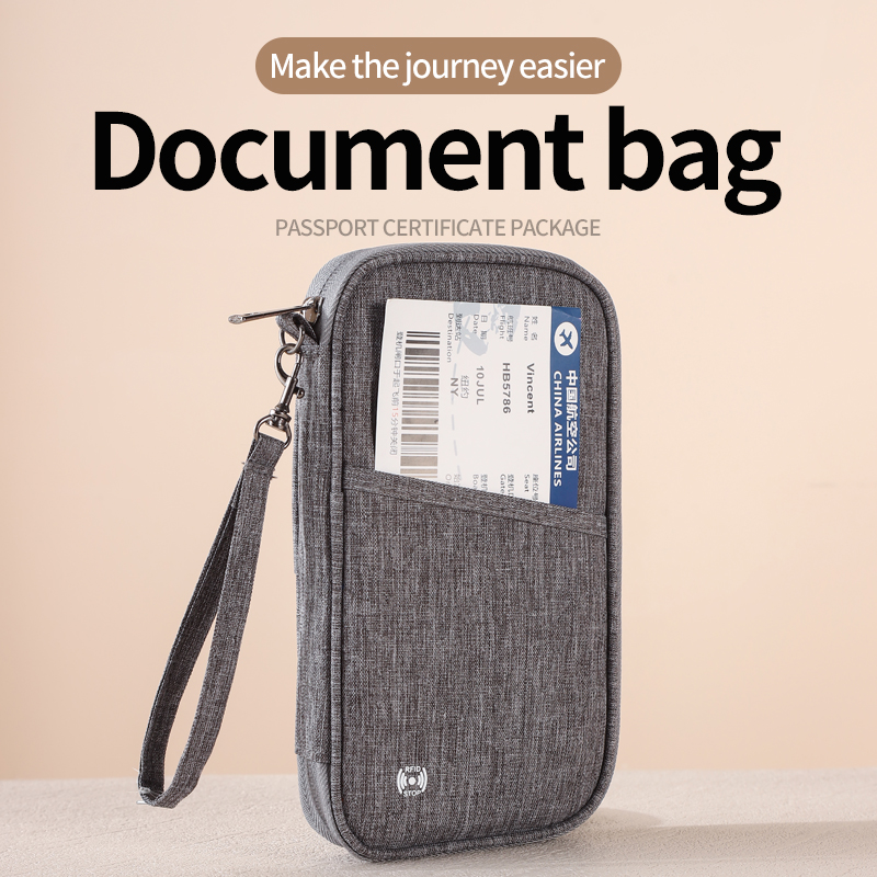 Card Top Loader - Rfid Blocking Passport Wallet Passport Holder