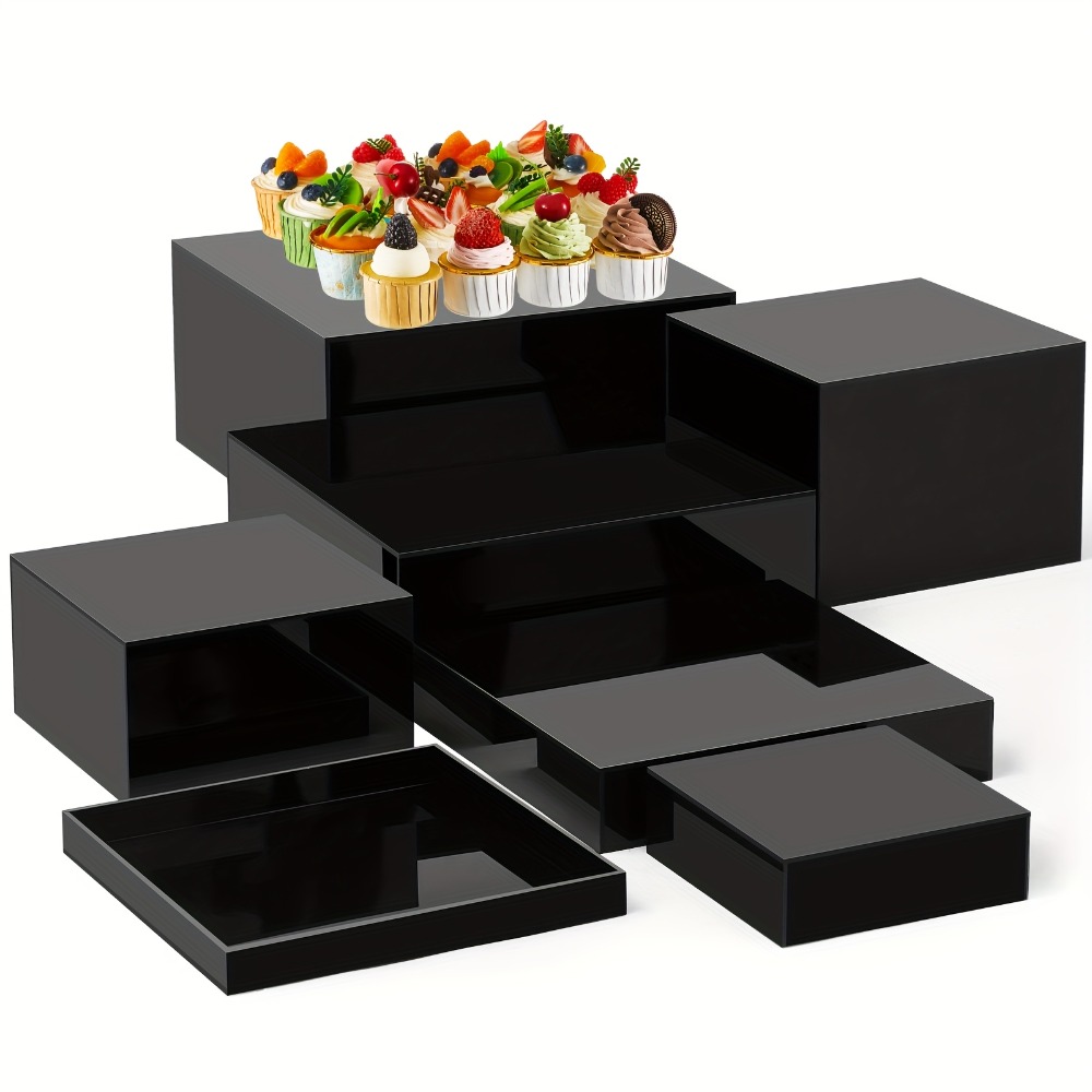 7pcs Buffet Risers Set Acrylic - Display Risers Set recensione e prezzo