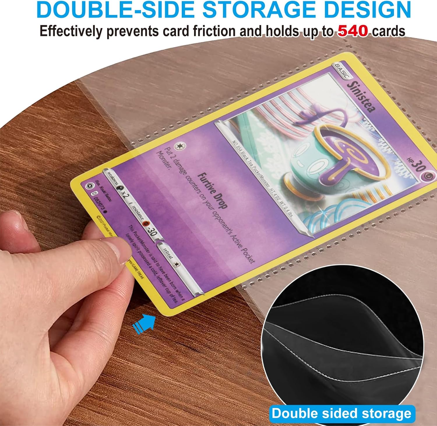 540 Pockets Double-Sided Tradi - Pokemon Binder Card recensione e prezzo