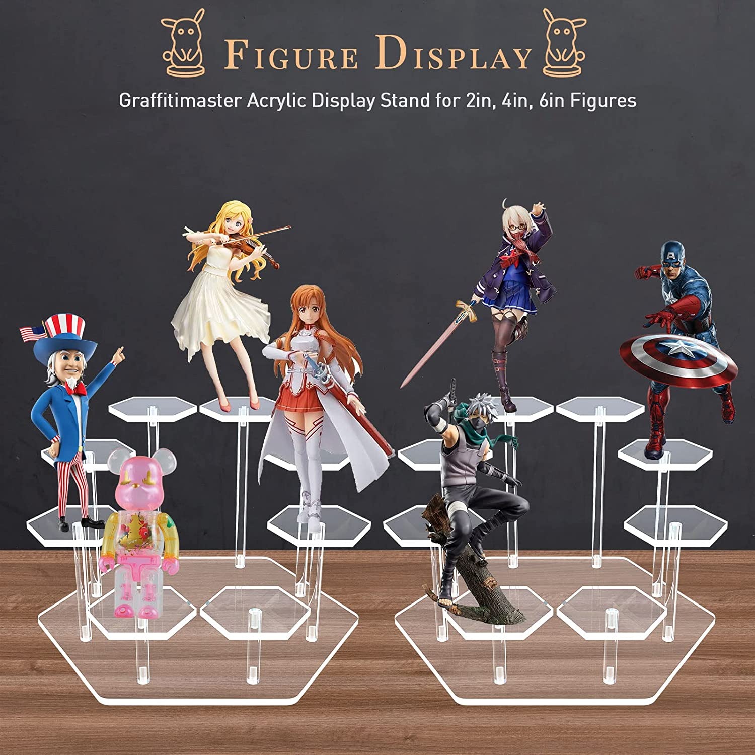 8/9 Tier Acrylic Display Stand - Pop Display Shelf recensione e prezzo