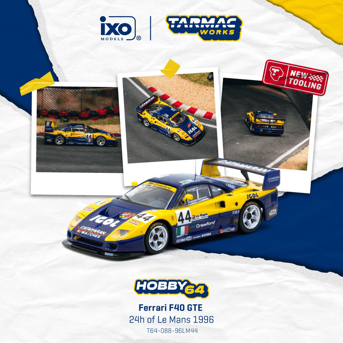 In Stock TW 1:64 Ferrari F40 G - Die Cast Car 1 64 recensione e prezzo