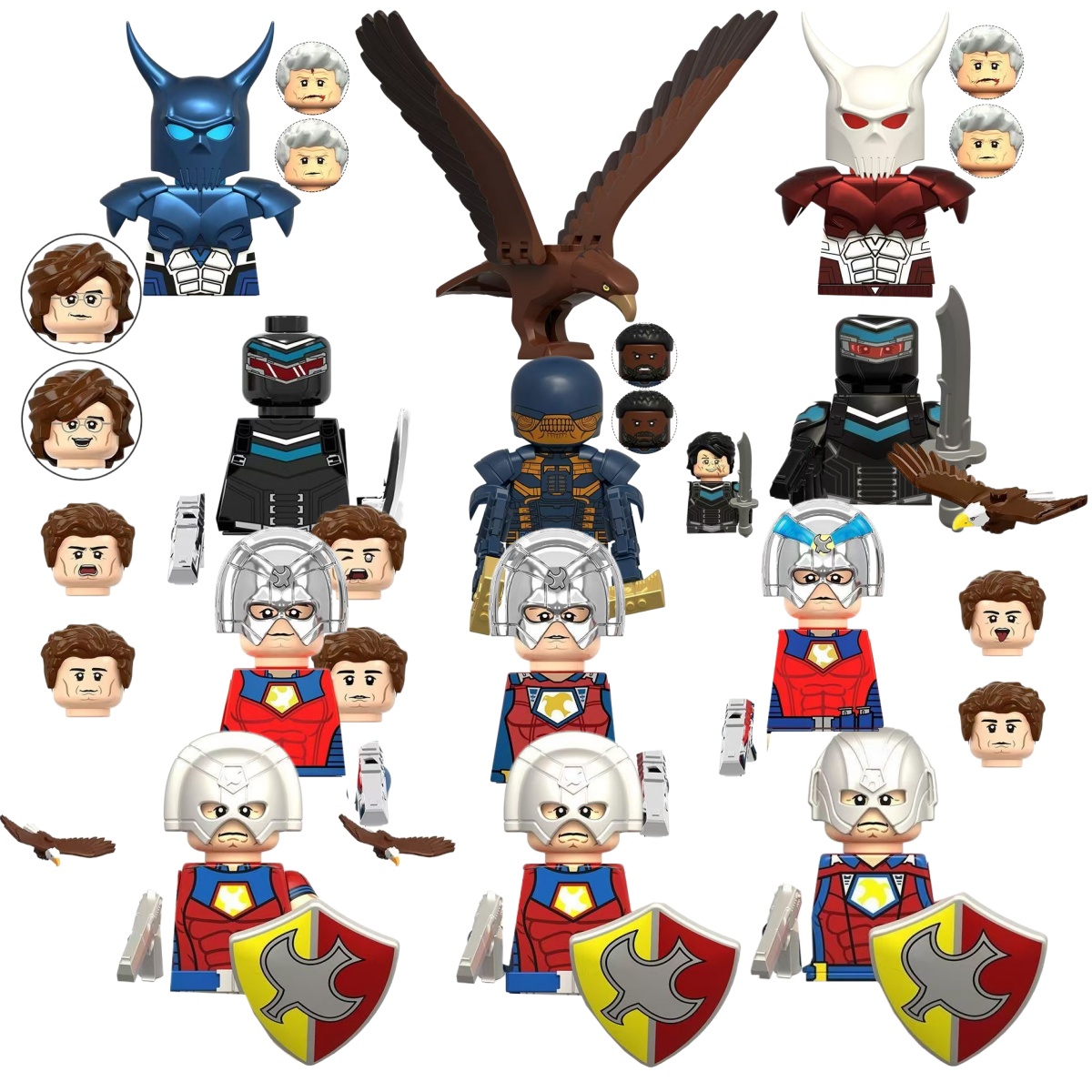 SuicideSquad Peacemaker Blue D - Lego Minifigure Holder recensione e prezzo