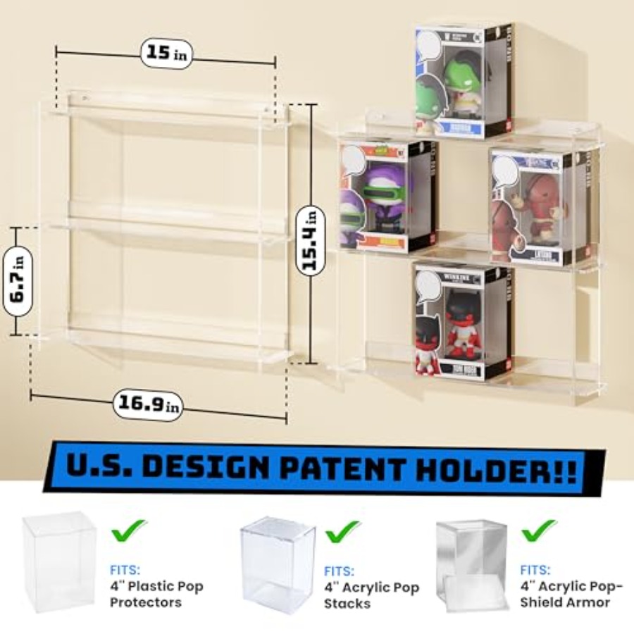 Wall Display Shelves Compatibl - Pop Display Shelf recensione e prezzo