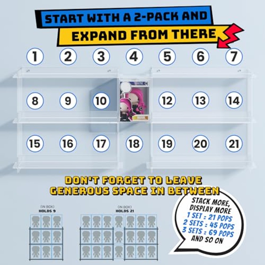 Wall Display Shelves Compatibl - Pop Display Shelf recensione e prezzo