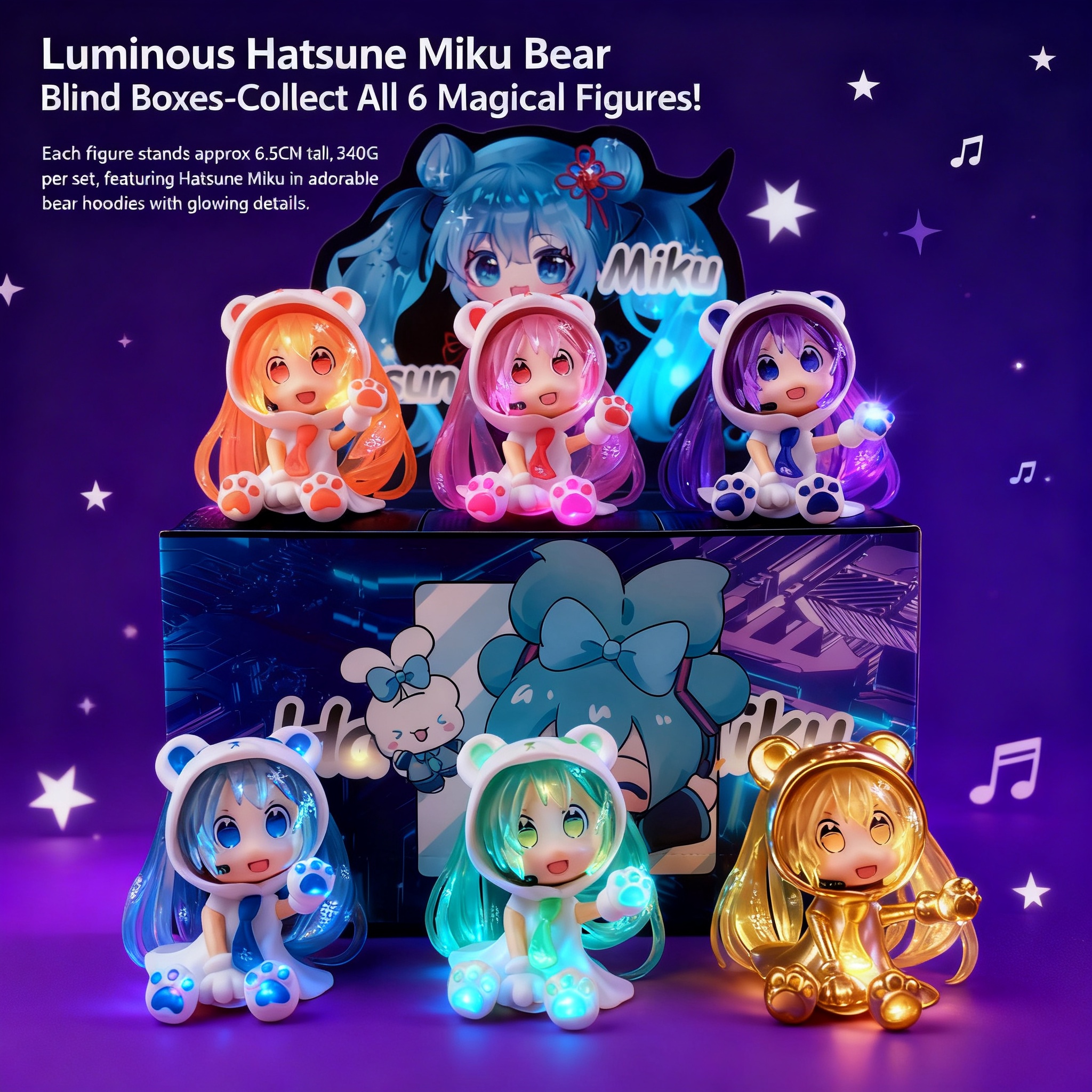 Glow in the Dark Hatsune Miku  - Capsule Toy Gashapon recensione e prezzo