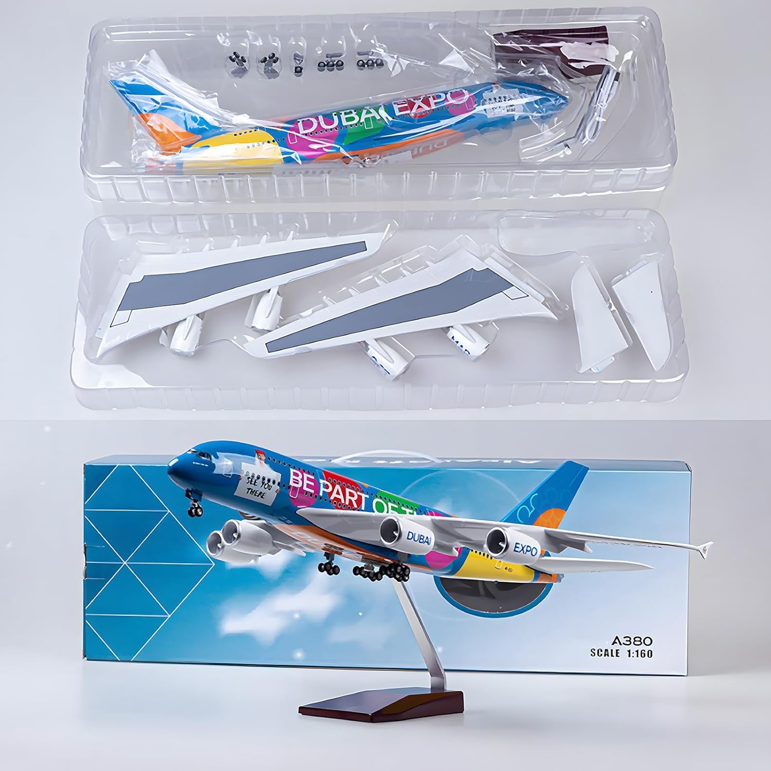 1:160 Scale Large Child Toy Ai - Model Airplane Plastic recensione e prezzo