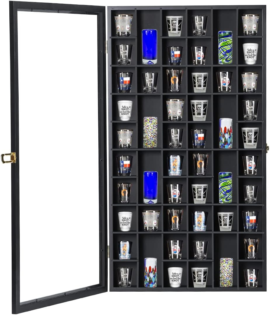 Large Shot Glass Display Case, - Display Case Acrylic recensione e prezzo