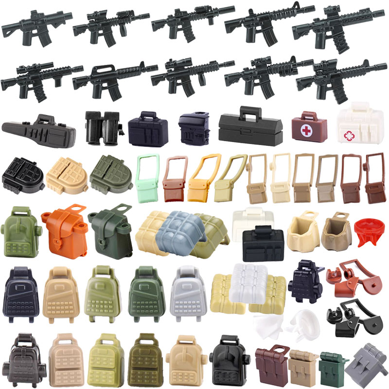 Military Figure Weapons Access - Lego Minifigure Holder recensione e prezzo
