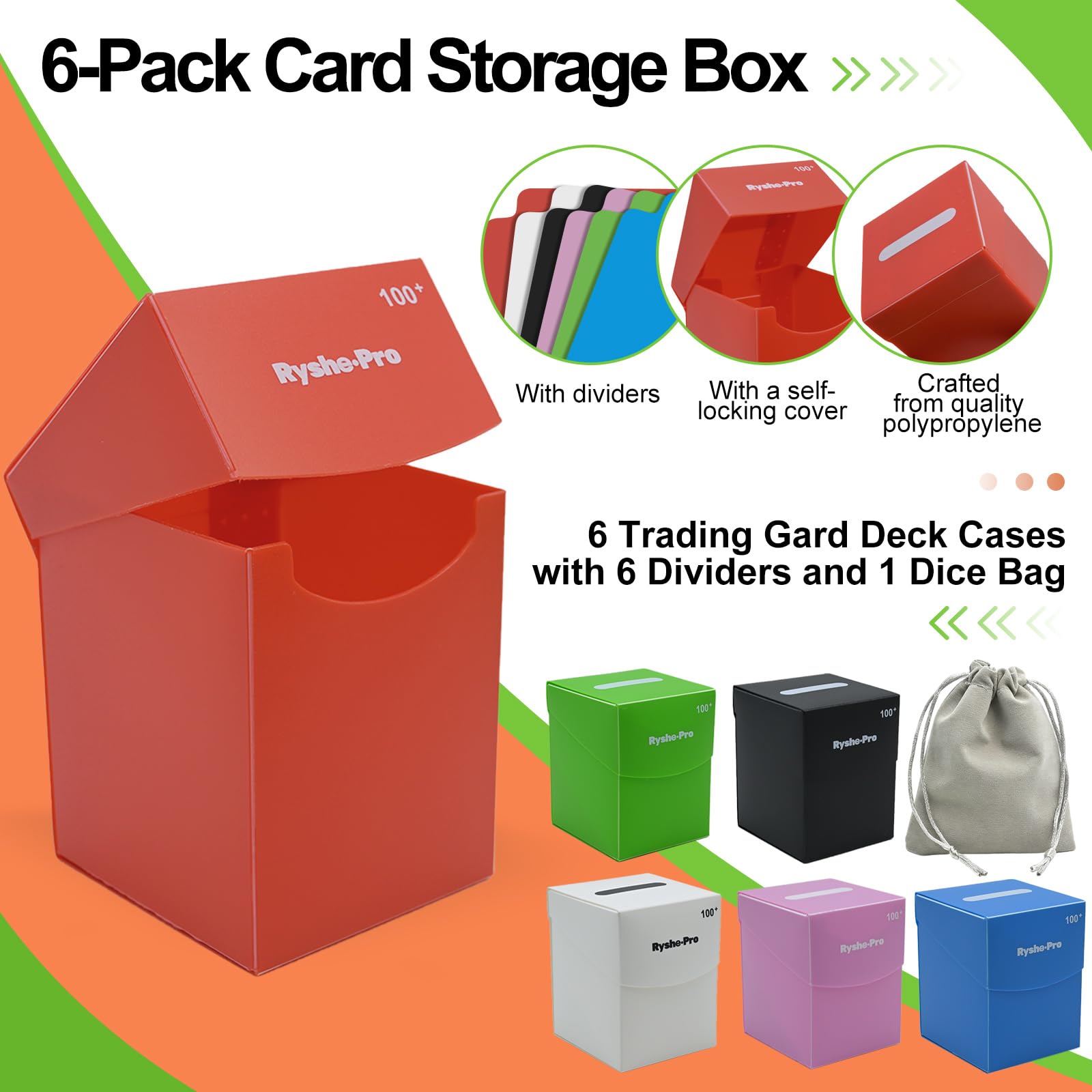 TCG Deck Box for 100+ Cards Co - Trading Card Binder recensione e prezzo