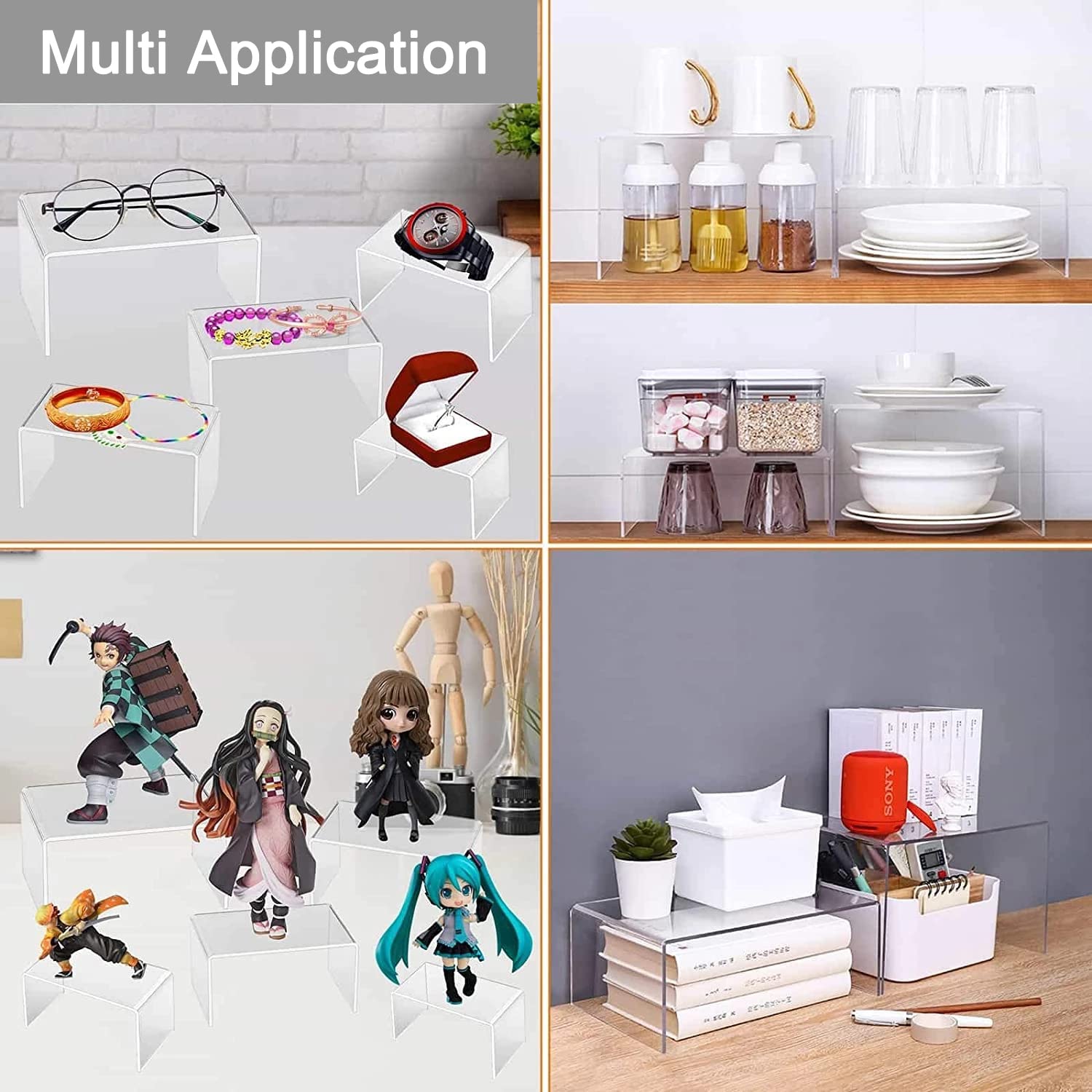 U Shape Acrylic Display Risers - Pop Display Shelf recensione e prezzo