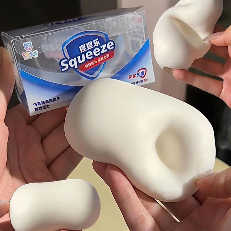 Soft Fake White Soap Squishy S - Fidget Cube Original recensione e prezzo