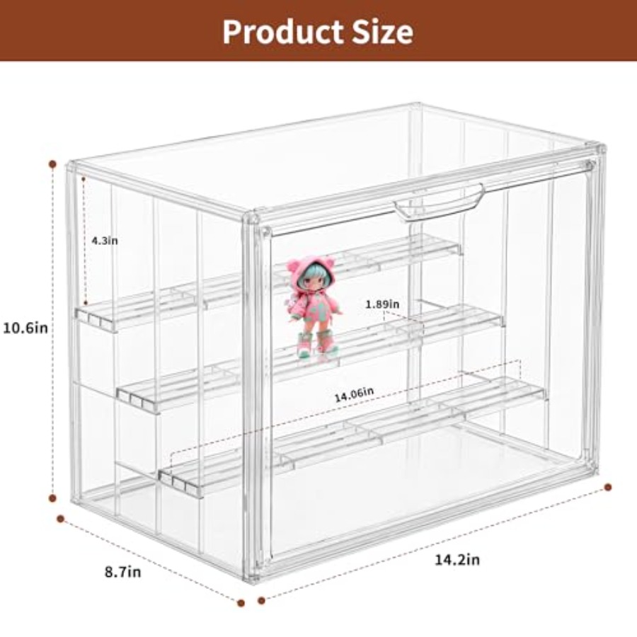Clear Acrylic Display Case Upg - Display Case Acrylic recensione e prezzo