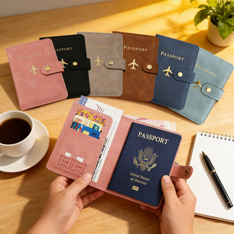 Leather Passport Holder Covers - Card Top Loader recensione e prezzo