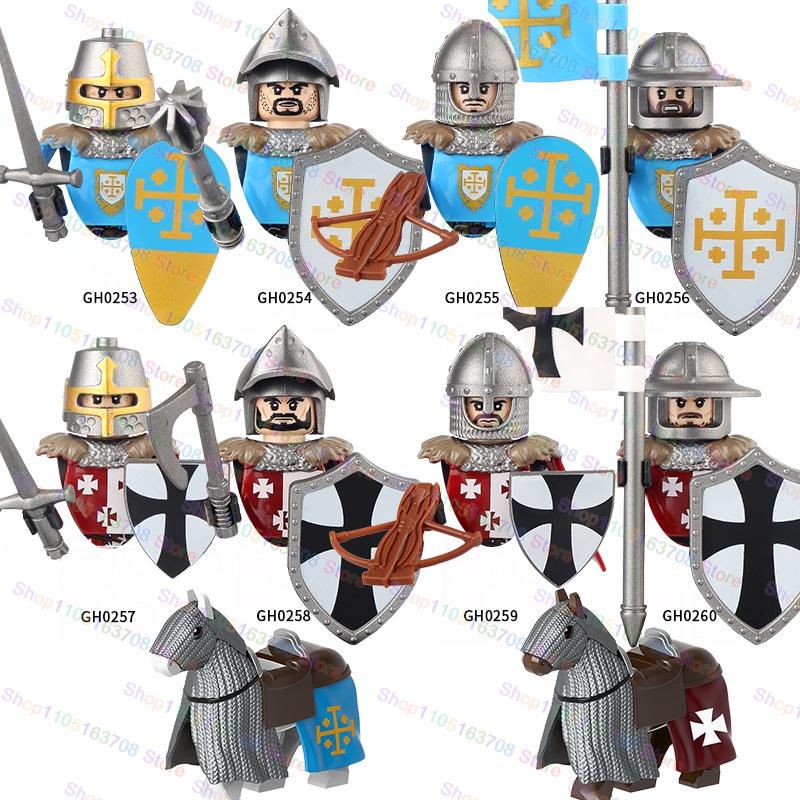 G0128 Moc Medieval Roman Centu - Lego Minifigure Holder recensione e prezzo