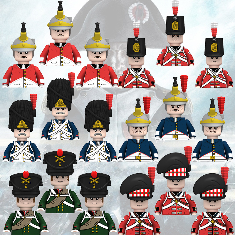 10pcs Napoleonic Wars Military - Lego Minifigure Holder recensione e prezzo