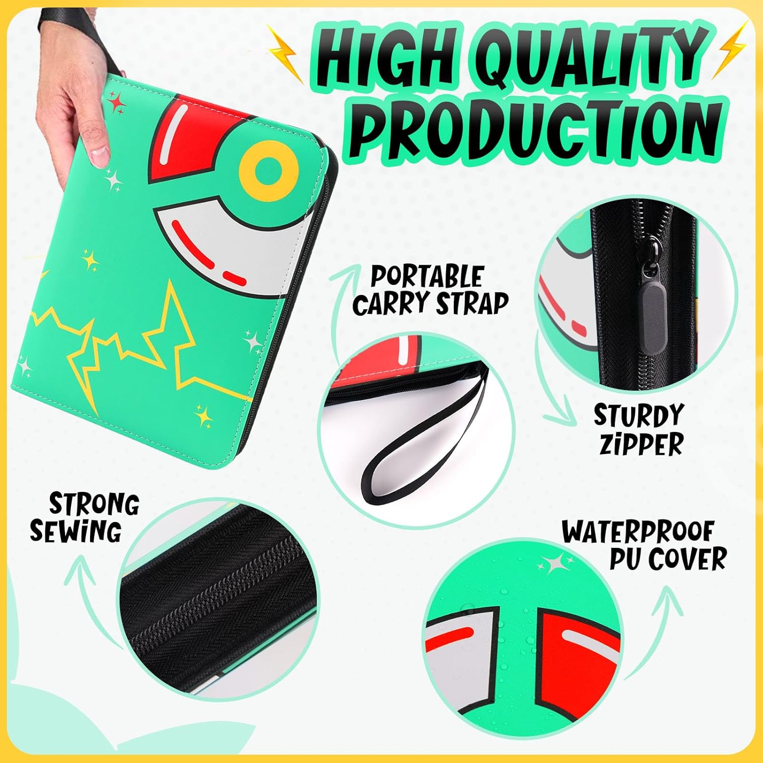 400 Pockets Card Binder with 5 - Trading Card Binder recensione e prezzo