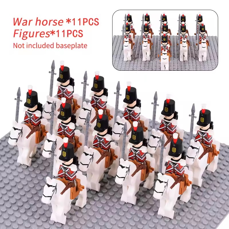 10pcs Napoleonic Wars Military - Lego Minifigure Holder recensione e prezzo