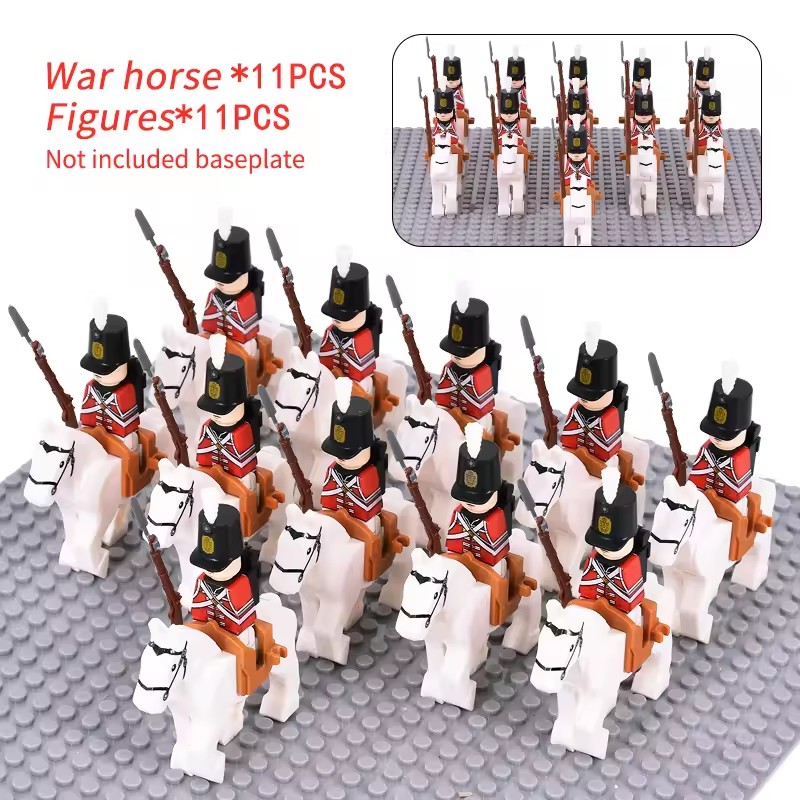 10pcs Napoleonic Wars Military - Lego Minifigure Holder recensione e prezzo