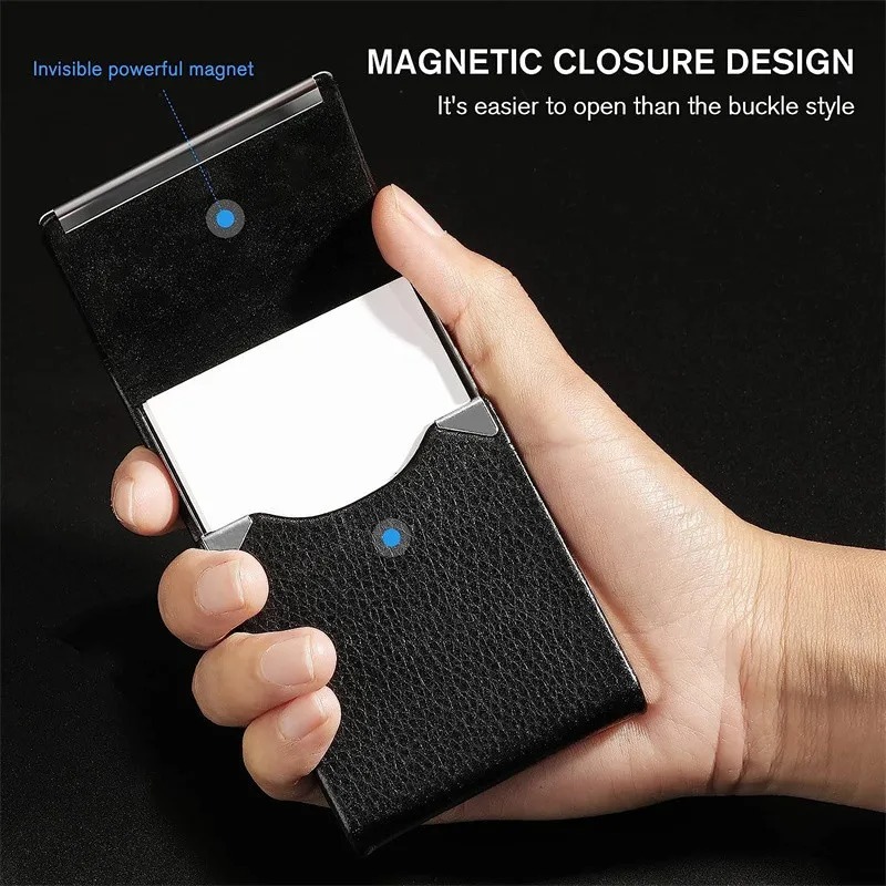 1 Pcs Business Card Holder Cas - Card Top Loader recensione e prezzo