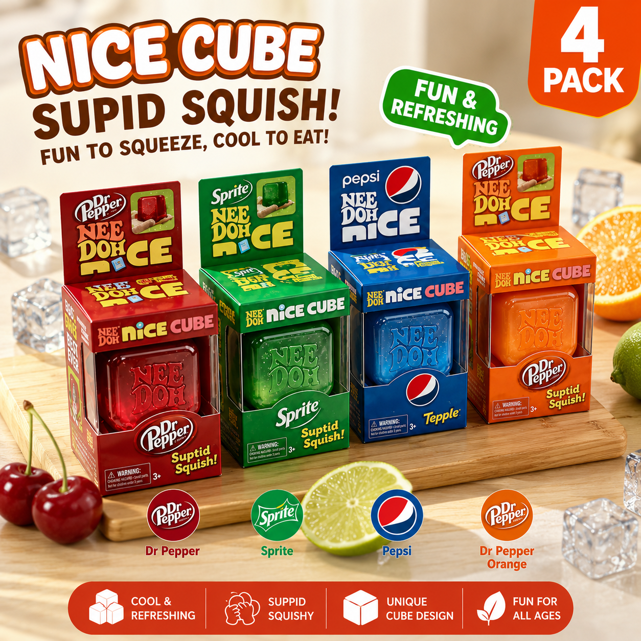 In Stock 2026 Needoh Squeeze S - Fidget Cube Original recensione e prezzo