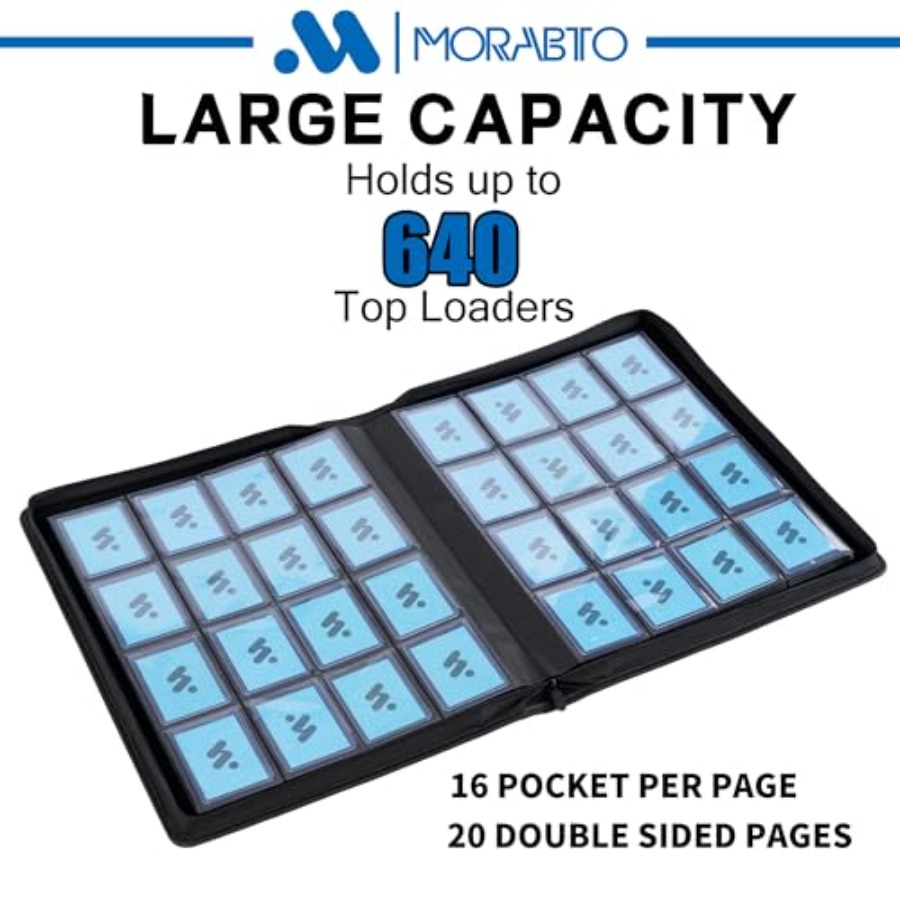 Toploader Binder Holds 640 Top - Card Top Loader recensione e prezzo
