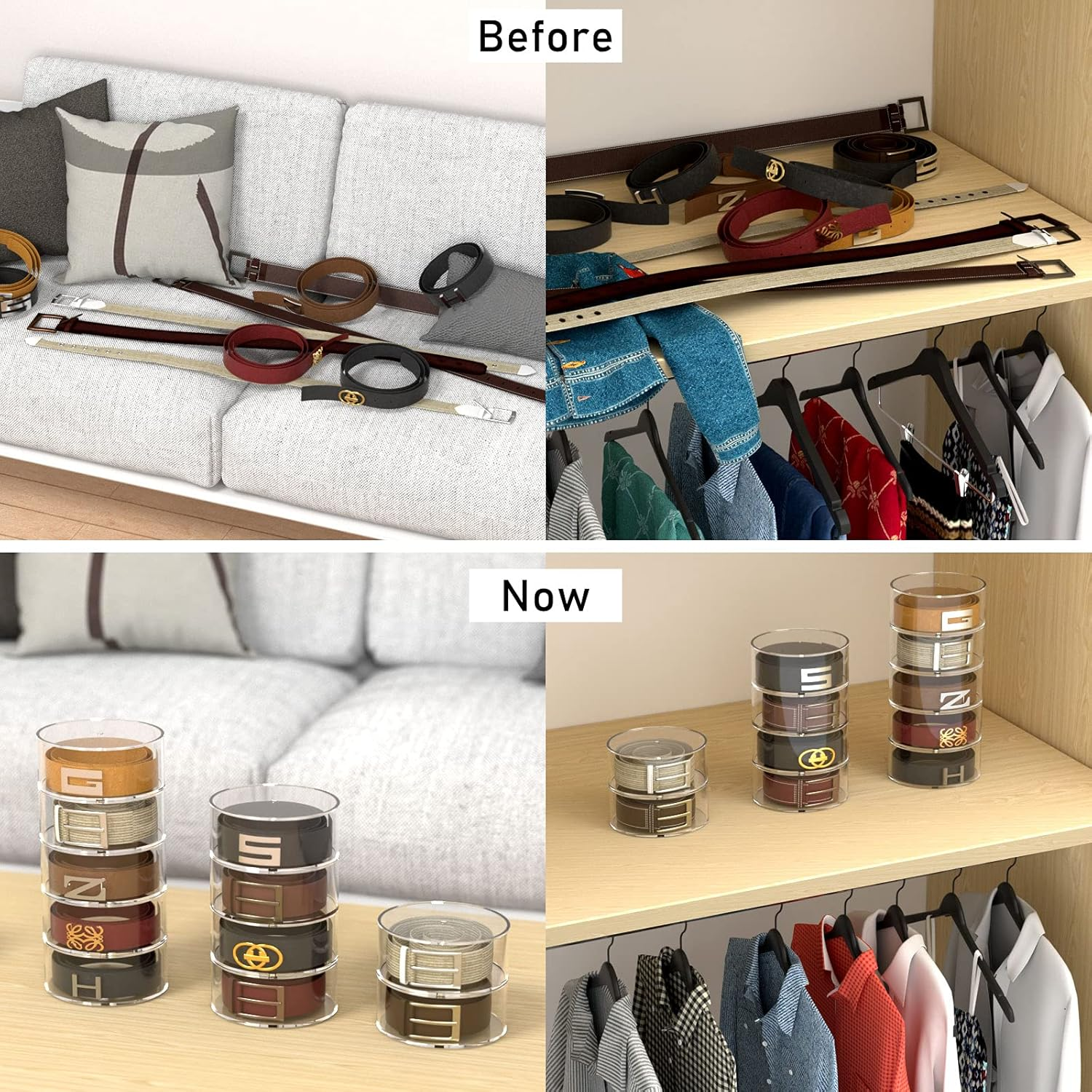Belt Organizer, Acrylic Displa - Display Case Acrylic recensione e prezzo